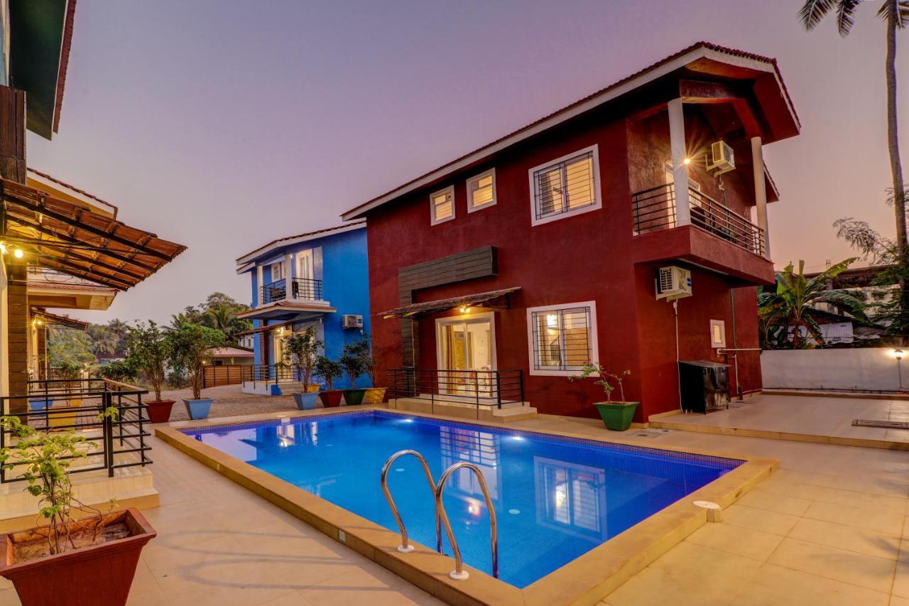 Jaqk Holidays - 9Bhk Villa For Big Groups, Private Pool-Wifi-Cartaker-Parking, North Goa Baga Exteriér fotografie